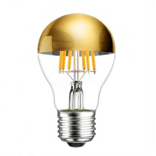 A19 Edison LED Half Gold Tipped Light bulb