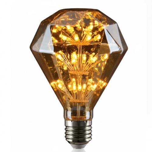 Diamond E26 Edison bulb LED decorative lamp