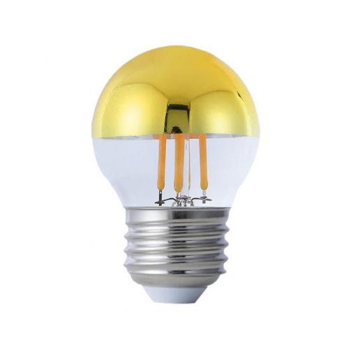 E27 Base Golfball LED Gold light bulb