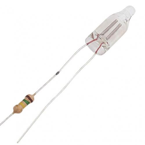 F6 Neon lightbulb Indicator Lamps with Resistor 