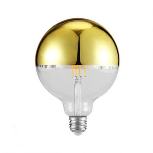G40 E26 Globe Mirror Gold LED Bulb