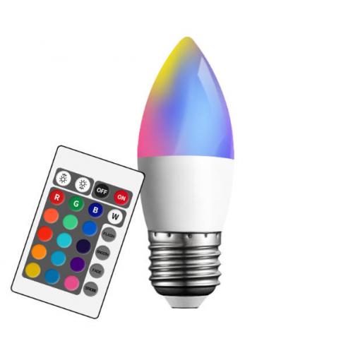 SES E14 Candle RGB Color LED lights