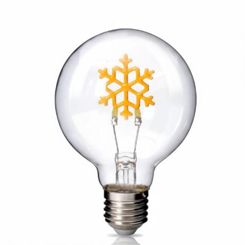 Snowflake E27 Filament LED Edison Bulb